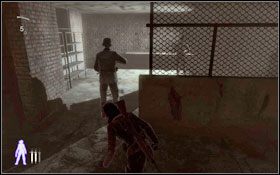 Wybierz drzwi po lewej, w środku czekaj Cię odczekanie kolejnej rozmowy pomiędzy dwoma żołnierzami #1 - The Third Man - Prison | Opis przejścia Velvet Assassin - Velvet Assassin - poradnik do gry