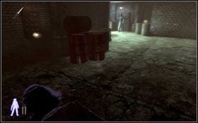 Idź na koniec korytarza, gdzie znajdziesz kolejne drzwi - The Third Man - Sewers | Opis przejścia Velvet Assassin - Velvet Assassin - poradnik do gry