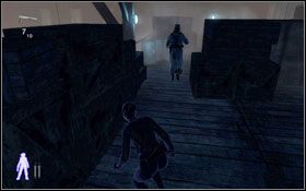 Użyj dźwigni na słupie #1 , by odblokować sobie dalszą drogę - Leave a Light On - Storage (cz.1) | Opis przejścia Velvet Assassin - Velvet Assassin - poradnik do gry