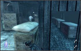 Po zabezpieczeniu i schowaniu ciała nadszedł czas na oficera #1 - Leave A Light On - Docks (cz.2) | Opis przejścia Velvet Assassin - Velvet Assassin - poradnik do gry