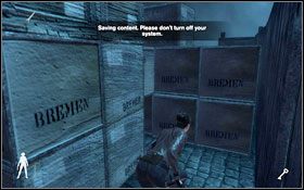 Ponownie masz dwie możliwości pozbycia się żołnierza z drugiego pokoju - Leave A Light On - Docks (cz.1) | Opis przejścia Velvet Assassin - Velvet Assassin - poradnik do gry