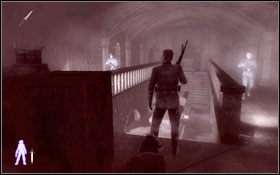 Zejdź po schodkach i przejdź przez drzwi - Death Of The Butcher - Crypt | Opis przejścia Velvet Assassin - Velvet Assassin - poradnik do gry