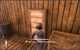 Drzwi po lewej są zamknięte, natomiast ogrodzenie po prawej jest pod napięciem - Death Of The Butcher - Cathedral | Opis przejścia Velvet Assassin - Velvet Assassin - poradnik do gry