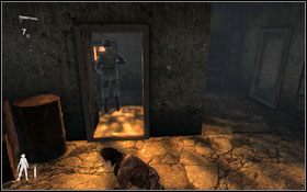 Przed Tobą na półce leży apteczka (Medikit ), natomiast w szafce obok - broń i amunicja (Colt with 7 shots ) #1 - The Lost - Fuel Storage (cz.1) | Opis przejścia Velvet Assassin - Velvet Assassin - poradnik do gry