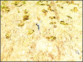 Po zakończeniu rozmów ze wszystkimi zainteresowanymi, podchodzimy do lewej kolumny schodów #1 i przyglądamy się bliżej śladom pozostawionym na ziemi - Rozdział IV - McPherson (cz.1) | Opis Przejścia | Still Life 2 - Still Life 2 - poradnik do gry