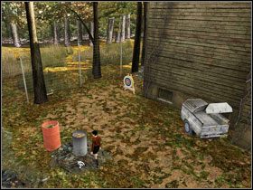 Na polu używamy klucza na bagażniku auta, a z jego wnętrza zabieramy wykrywacz metalu (metal detektor) #1 - Rozdział VI - McPherson | Opis Przejścia | Still Life 2 - Still Life 2 - poradnik do gry