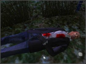 Korzystając z jednego z naszych noży - odcinamy wisielca #1 , a następnie zabieramy kartę pamięci #2 która wypadła z jego kieszeni - Rozdział VIII - McPherson (cz.3) | Opis Przejścia | Still Life 2 - Still Life 2 - poradnik do gry