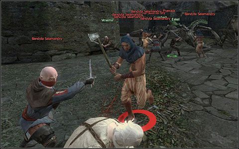 Najpierw pomóż swoim druhom uporać się z bandytami - Walka z przerazą | Prolog | Solucja Wiedźmin - Wiedźmin: Edycja Rozszerzona - poradnik do gry