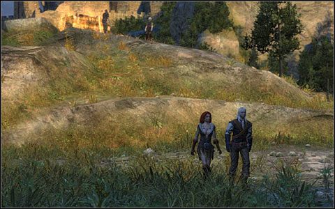 Pozostało jedynie wziąć udział w pogrzebie Leo i pożegnać się z Triss - Wnętrze Kaer Morhen - piętro | Prolog | Solucja Wiedźmin - Wiedźmin: Edycja Rozszerzona - poradnik do gry