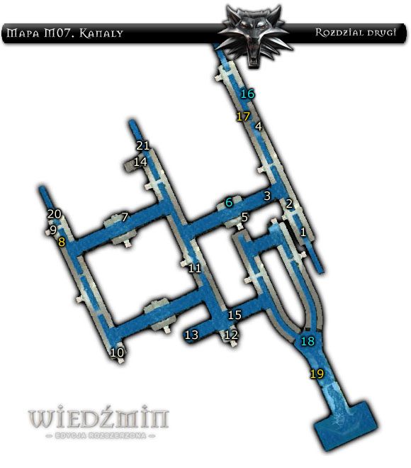 1 - Mapa M07 - Kanały | Rozdział 2 | Solucja Wiedźmin - Wiedźmin: Edycja Rozszerzona - poradnik do gry