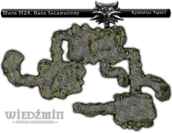 1 - Mapa M24 - Baza Salamandry | Rozdział 3 | Solucja Wiedźmin - Wiedźmin: Edycja Rozszerzona - poradnik do gry