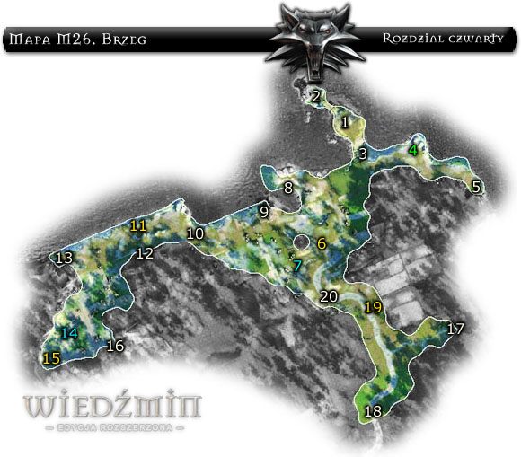 Brzeg jest lokacją zawsze niebezpieczną - Mapa M26 - Brzeg | Rozdział 4 | Solucja Wiedźmin - Wiedźmin: Edycja Rozszerzona - poradnik do gry