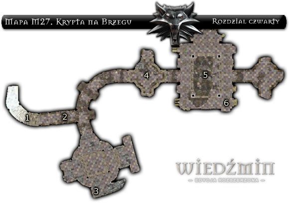 1 - Mapa M27 - Krypta na Brzegu | Rozdział 4 | Solucja Wiedźmin - Wiedźmin: Edycja Rozszerzona - poradnik do gry