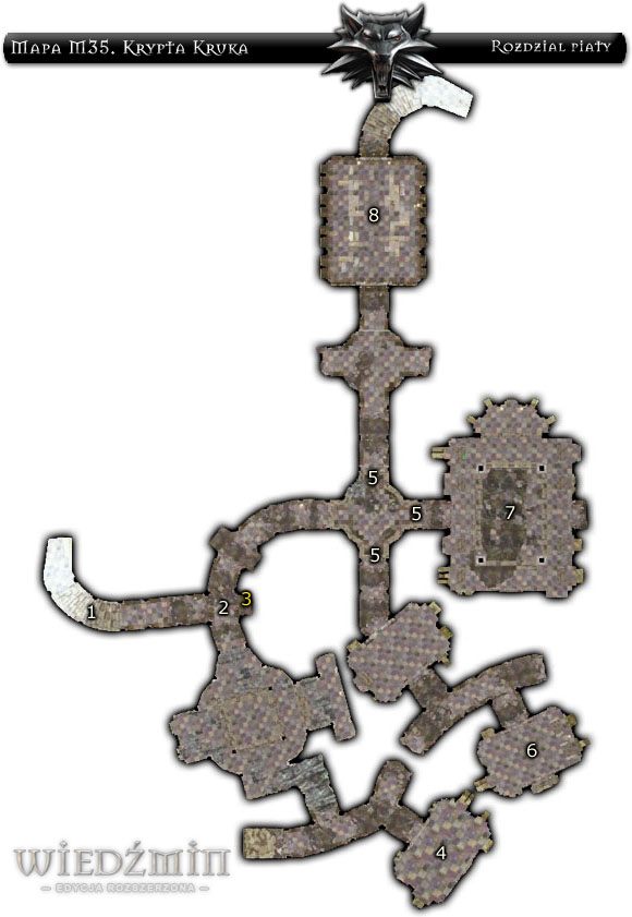 1 - Mapa M35 - Krypta Kruka | Rozdział 5 | Solucja Wiedźmin - Wiedźmin: Edycja Rozszerzona - poradnik do gry