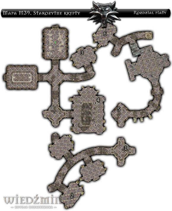 1 - Mapa M39 - Starożytne krypty | Rozdział 5 | Solucja Wiedźmin - Wiedźmin: Edycja Rozszerzona - poradnik do gry
