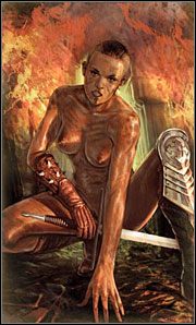 Jeśli masz ochotę ujarzmić najbardziej niepokorną dziopę w okolicy, w rozmowie z Komturem Zakonu wybierz opcję Dołączę do was za chwilę - udasz się na zaplecze do Rayli - Zadania główne (cz.2) | Rozdział 5 | Solucja Wiedźmin - Wiedźmin: Edycja Rozszerzona - poradnik do gry