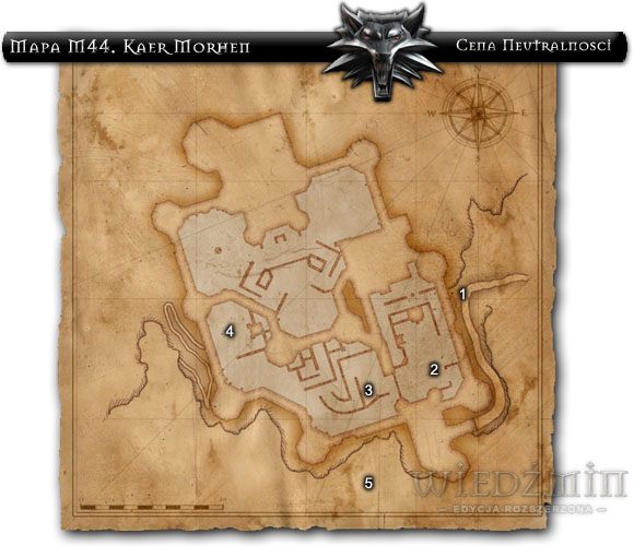 1 - Mapa M44 - Kaer Morhen | Cena Neutralności | Solucja Wiedźmin - Wiedźmin: Edycja Rozszerzona - poradnik do gry