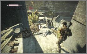 Przeskakuj między kolejnymi filarami [1] , kierując się w lewą stronę - Rozdział 4 - Widoki (cz.5) | Opis przejścia | Terminator Ocalenie - Terminator: Ocalenie - poradnik do gry