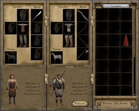 1 - Towarzysz | Początek | Mount & Blade - Mount & Blade - poradnik do gry