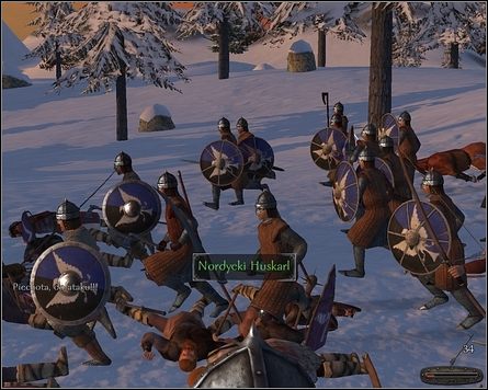 Przeciw jeździe - Królestwo Nordów | Taktyka | Mount & Blade - Mount & Blade - poradnik do gry