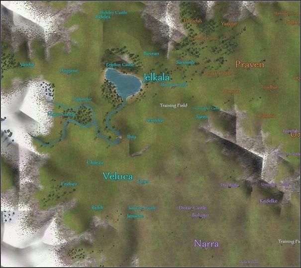 3 - Mapa | Początek | Mount & Blade - Mount & Blade - poradnik do gry