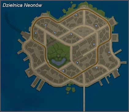 1 - Rozmieszczenie skrzynek kontaktowych | Mapy | inFamous - inFamous - poradnik do gry