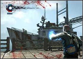 Następnie uwolnij zakładników strzelając w zamki klatek - Standardowy protokół | Stary, siwy człowiek | inFamous - inFamous - poradnik do gry