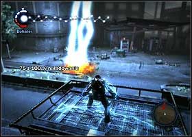 Wejdź tylko na daszek podstacji, dzięki czemu będziesz mógł korzystać z nieograniczonej energii - Zemsta | Ostatnie przesłanie Kesslera | inFamous - inFamous - poradnik do gry