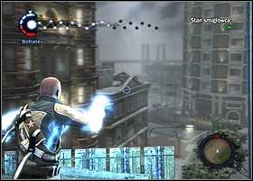 Aby ponownie odnaleźć kulę promieni , musisz najpierw zniszczyć urządzenia zakłócające - Polowanie na kulę promieni | Ostatnie przesłanie Kesslera | inFamous - inFamous - poradnik do gry