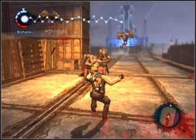 Końcowa część misji polega na przedarciu się przez duże siły obronne, które dzielą Cię od kuli promieni - Koniec drogi | Ostatnie przesłanie Kesslera | inFamous - inFamous - poradnik do gry