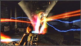 Po udanej akcji nie zapomnij zabrać z ziemi pułapki ze złapanym duchem - Etap treningowy - Remiza strażacka | Opis przejścia Ghostbusters The Video Game - Ghostbusters: The Video Game - poradnik do gry