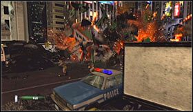 Musisz teraz powtarzać opisane wyżej czynności, a więc na przemian atakować bossa pociskami Boson Dart oraz wycofywać się gdy tylko odblokowane zostaną kolejne przejścia między samochodami - Etap 2 - Times Square (cz.2) | Opis przejścia Ghostbusters The Video Game - Ghostbusters: The Video Game - poradnik do gry