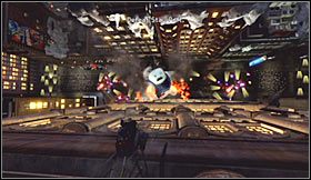 To już ostatnia faza walki z bossem, aczkolwiek na szczęście nie musisz przesadnie kombinować - Etap 2 - Times Square (cz.2) | Opis przejścia Ghostbusters The Video Game - Ghostbusters: The Video Game - poradnik do gry