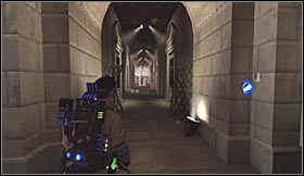 Biegnij cały czas prosto, ignorując wskazania czytnika PKE - Etap 3 - Biblioteka publiczna (cz.1) | Opis przejścia Ghostbusters - Ghostbusters: The Video Game - poradnik do gry