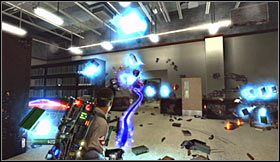 Po zakończonych walkach skieruj się w stronę przejścia, z którego skorzysta Twój sojusznik - Etap 3 - Biblioteka publiczna (cz.2) | Opis przejścia Ghostbusters - Ghostbusters: The Video Game - poradnik do gry