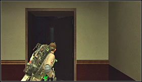 Ruszaj w stronę drzwi z napisem EXIT, zlokalizowanych na drugim końcu tego pomieszczenia - Etap 3 - Biblioteka publiczna (cz.2) | Opis przejścia Ghostbusters - Ghostbusters: The Video Game - poradnik do gry