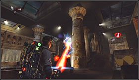 Po zakończonych walkach skieruj się na piętro i dołącz do kolegów z drużyny - Etap 4 - Muzeum historii (cz.2) | Opis przejścia Ghostbusters The Video Game - Ghostbusters: The Video Game - poradnik do gry