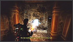 Po obejrzeniu krótkiej cut-scenki zbadaj korytarz zlokalizowany po prawej stronie, co pozwoli Ci wejść w posiadanie ostatniego szóstego artefaktu - The Unruly Beard of V - Etap 5 - Powrót do hotelu Sedgewick (cz.2) | Opis przejścia Ghostbusters - Ghostbusters: The Video Game - poradnik do gry