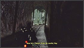 Koniecznie zbadaj teren po prawej stronie, niszcząc okoliczne beczki - Etap 6 - Zaginiona wyspa (cz.1) | Opis przejścia Ghostbusters The Video Game - Ghostbusters: The Video Game - poradnik do gry