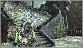 Wykonaj kilka kroków do przodu i przygotuj się na atak gargulców - Etap 6 - Zaginiona wyspa (cz.1) | Opis przejścia Ghostbusters The Video Game - Ghostbusters: The Video Game - poradnik do gry