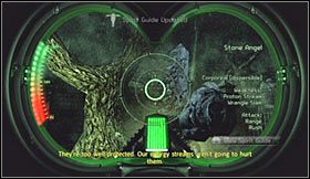 Zignoruj informacje na temat słabości aniołów z bazy danych, gdyż musisz tu korzystać z linki (Slime Tether) - Etap 7 - Cmentarz w Central Parku (cz.3) | Opis przejścia Ghostbusters - Ghostbusters: The Video Game - poradnik do gry