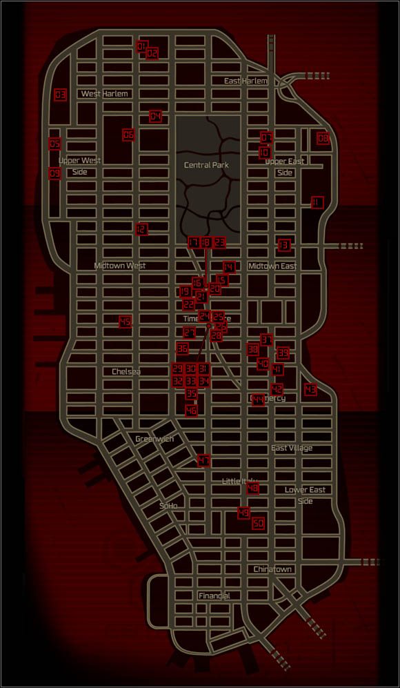 1 - Mapy | Opis przejścia Prototype - Prototype - poradnik do gry