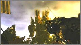 Przejdź przez kanał, podnieś karabin Bullseye po czym pobiegnij w prawo za Blakeiem - SRPA station Igloo, Iceland | Opis przejścia SP w Resistance 2 - Resistance 2 - poradnik do gry