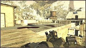 Po walce idź wzdłuż drogi, przejdź po pochyłej kładce i dostań się za drugą część muru - Cocordie, Louisiana | Opis przejścia SP w Resistance 2 - Resistance 2 - poradnik do gry