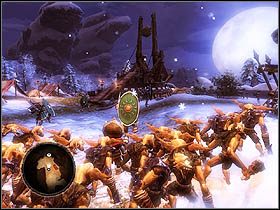 By usunąć kamienie, musisz posłużyć się ustawioną niedaleko katapultą [4] - Prolog | Zadania główne w Overlord II - Overlord II - poradnik do gry