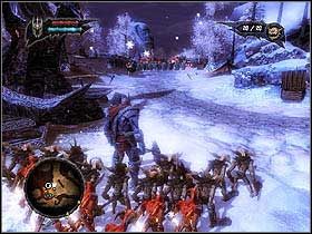 Z czerwonymi i brązowymi sługusami możesz najechać Nordberg - Nordberg Town (oblężenie miasta) | Zadania główne w Overlord II - Overlord II - poradnik do gry