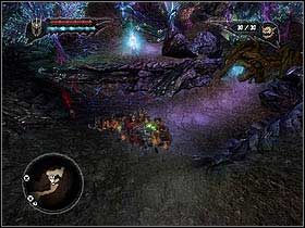 Podążaj za elfem, zwracając po drodze uwagę na maź spływającą po zboczu góry [5] (będziesz ją mieć po lewej stronie) - Wasteland Main | Zadania główne w Overlord II - Overlord II - poradnik do gry