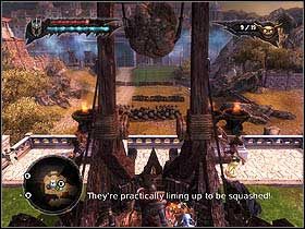 Po śmierci centuriona oddział broniący przejścia powinien uciec - Empire Hills | Zadania główne w Overlord II - Overlord II - poradnik do gry