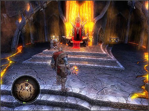 Tron Pana Ciemności. - Sala Tronowa (Throne Room) | Siedziba Overlorda w Overlord II - Overlord II - poradnik do gry