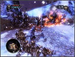 Pierwszy kamień do kuźni jest w etapie Nordberg Town - Kuźnia (Foundations) | Siedziba Overlorda w Overlord II - Overlord II - poradnik do gry